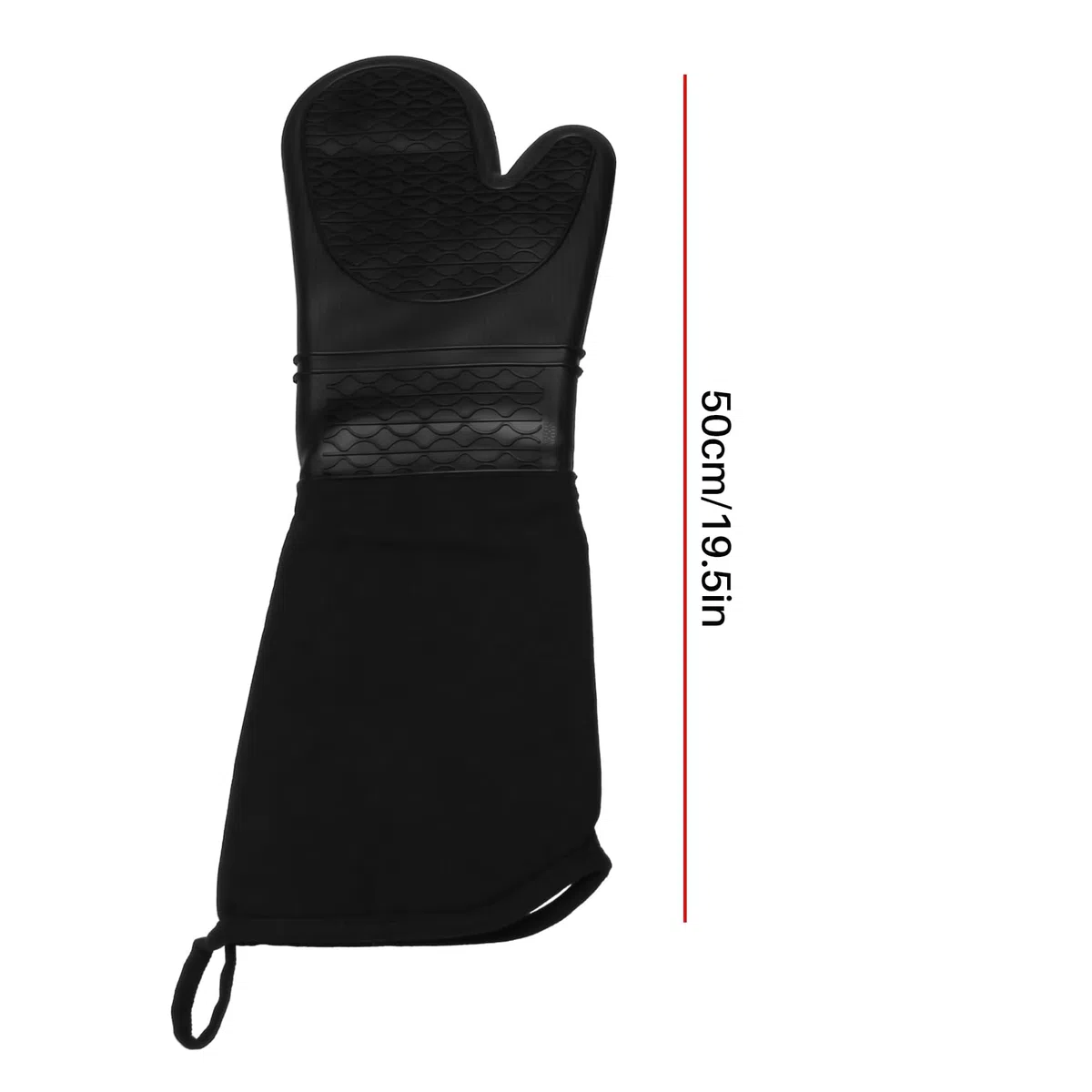 Lot de 20 gants de cuisine extra longs de qualité commerciale résistants à la chaleur avec doublure en coton matelassé