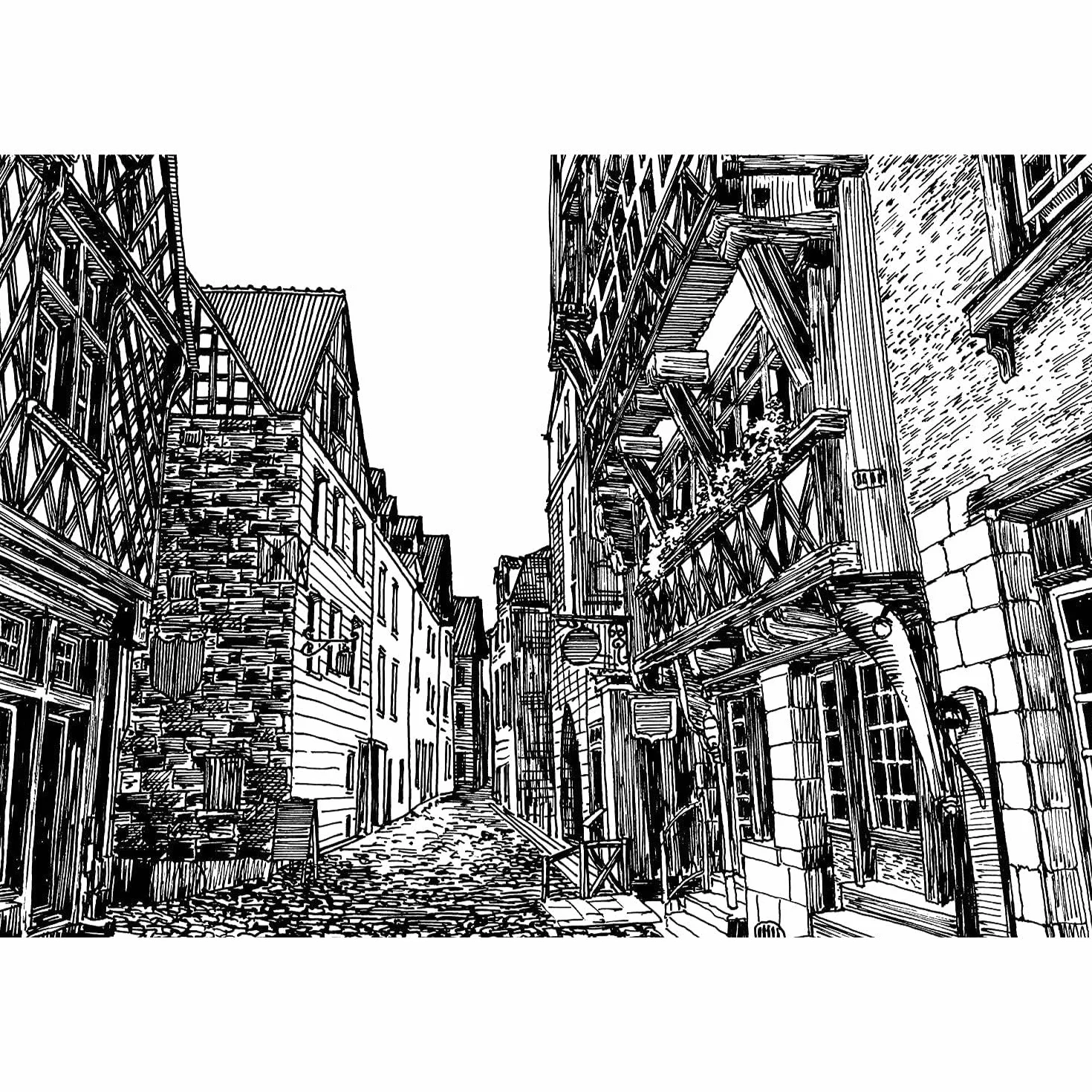 Clairefontaine 96173C Bloc Collé Bristol A4 21x29,7 cm 205g Papier Dessin Technique