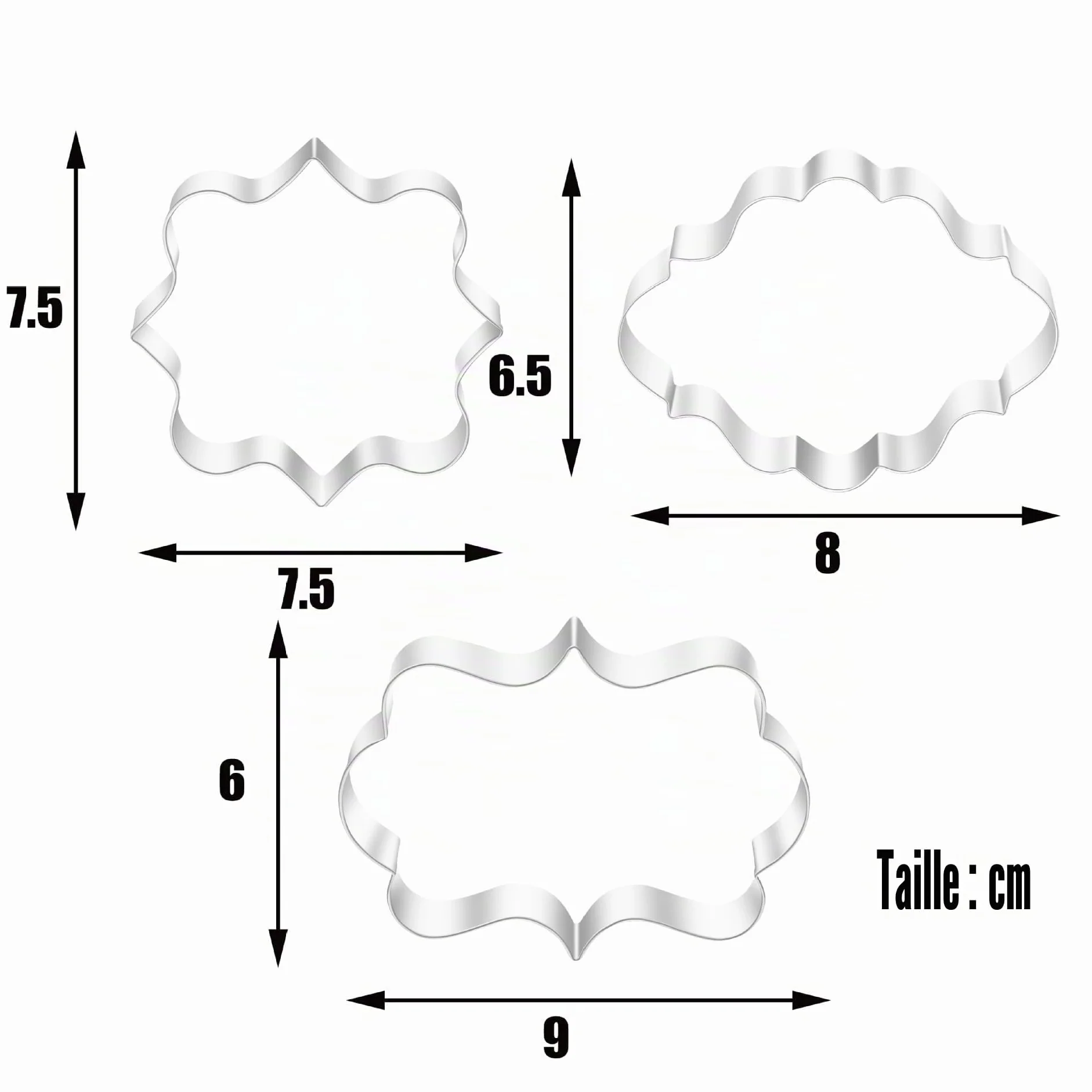 Lot de 150 tampons alphabet et 3 emporte-pièces lettres majuscules/minuscules pour biscuits gâteaux fondants