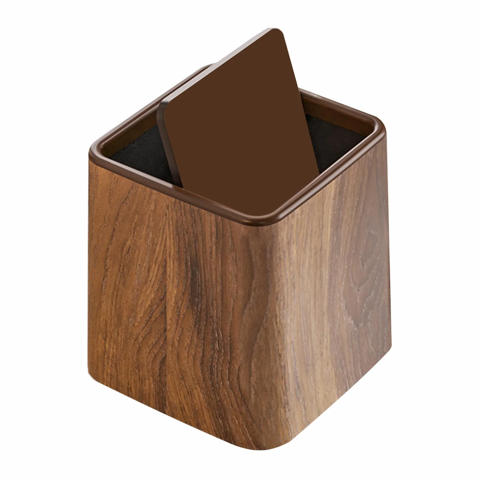 Poubelle de Bureau Table - Mini Corbeille Durable Forme Élégante Structure Solide pour Chambre Maison Salle Étude Cuisine