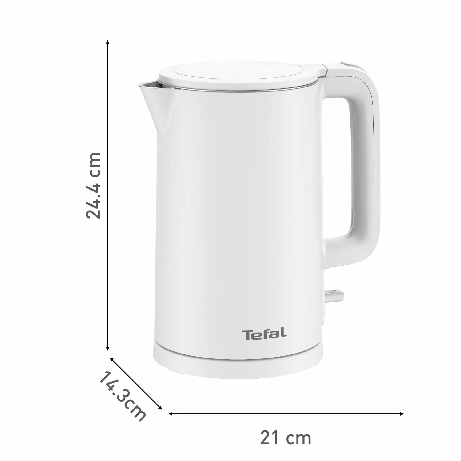 Tefal Thermo Protect Bouilloire électrique 1500 W Blanc Filtre anticalcaire amovible KO1411E0