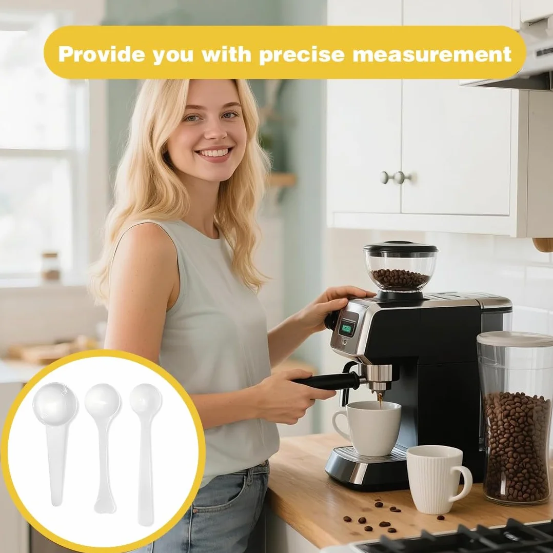 Lot De 6 Cuillere Doseuse Gramme Ensemble D'outils de Mesure pour Café Lessive Poudre Doseur Protéines Maison Cuisine