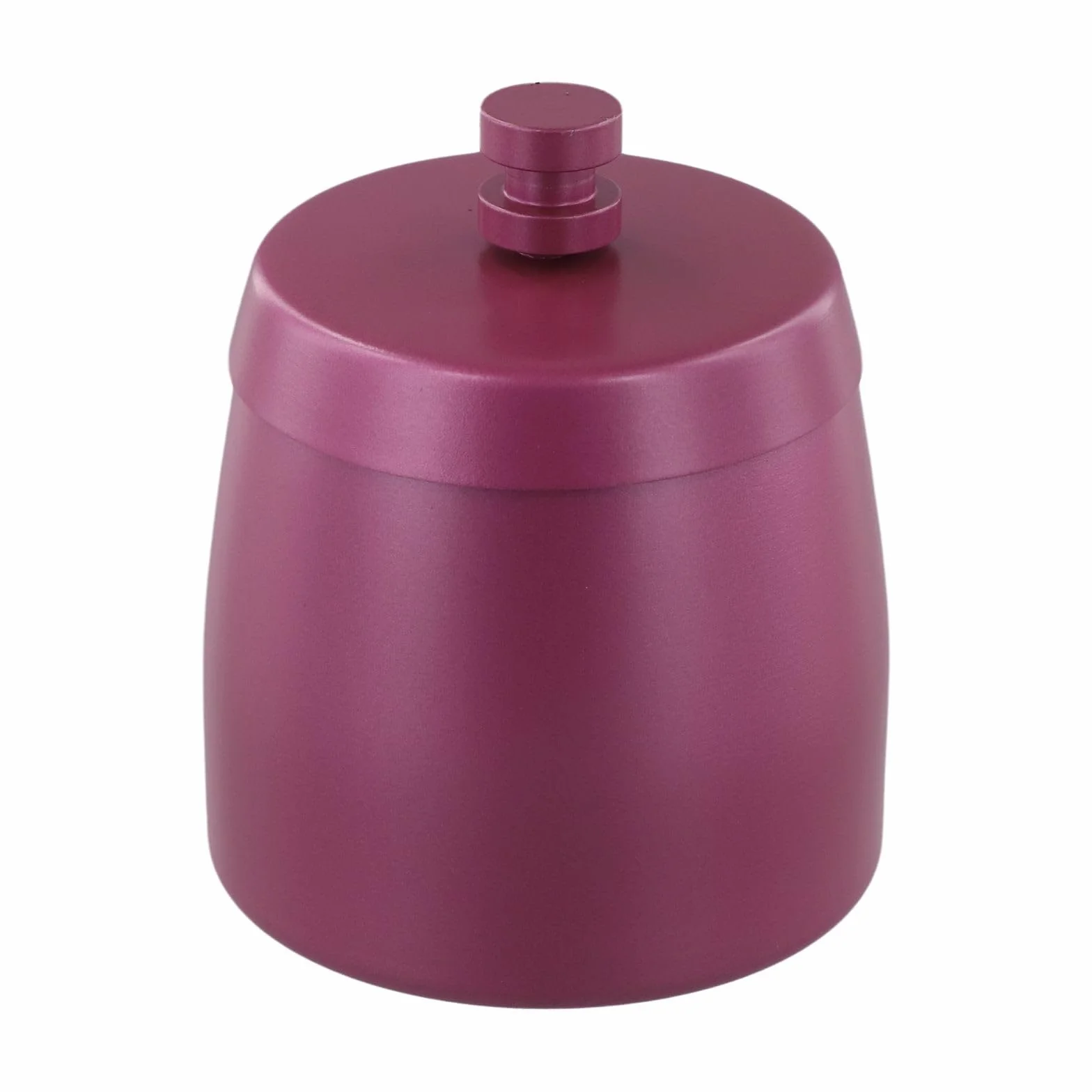 Récipient collecteur de suie en acier inoxydable avec couvercle sécurisé coupe-vent (violet)