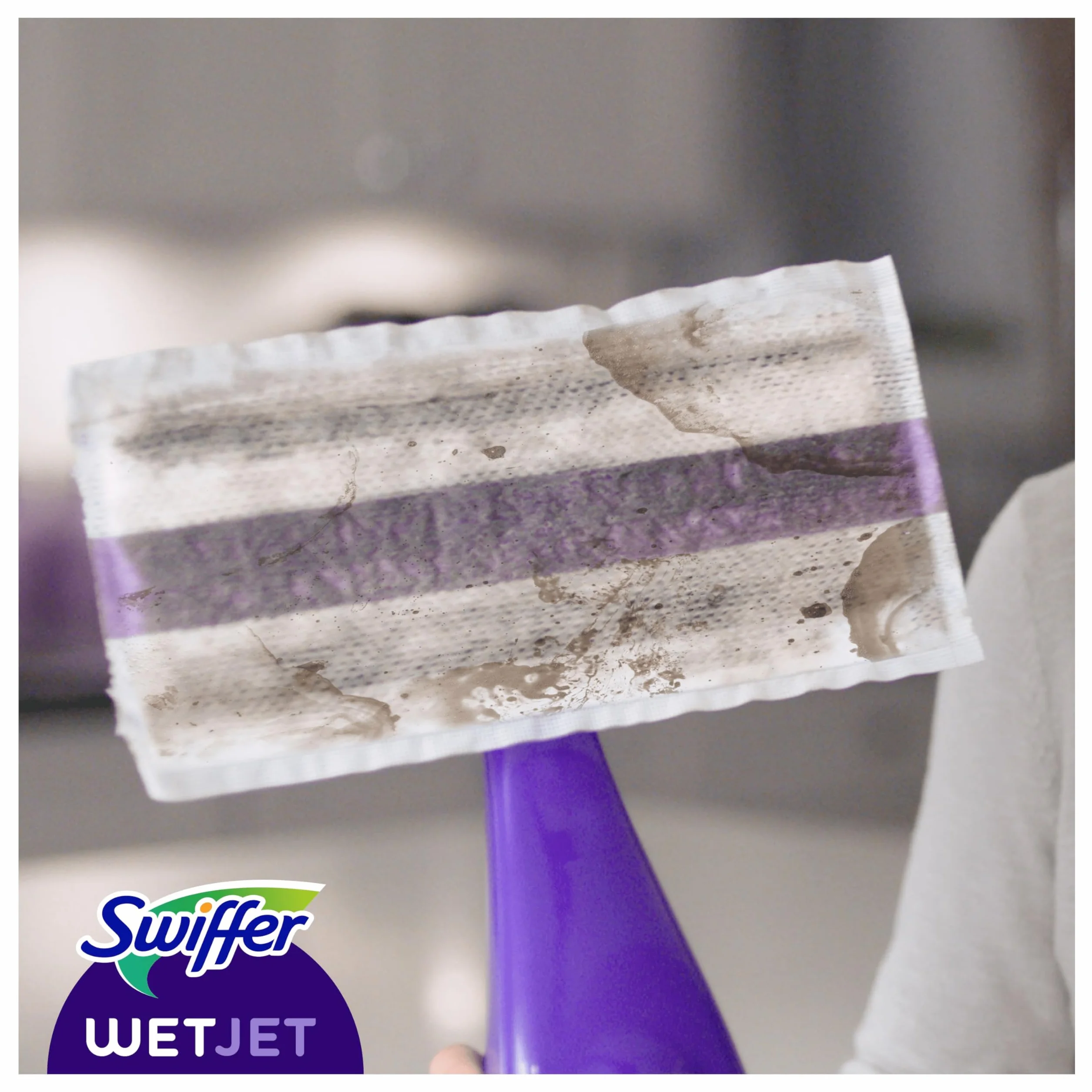 Swiffer WetJet 12 Recharges Jetables Nettoyantes Multi-Surfaces