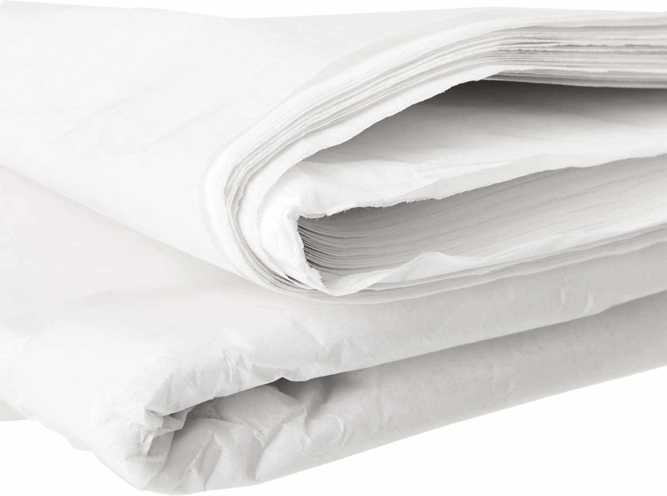 Papier de soie Découpage 50x70cm 30 feuilles Blanc