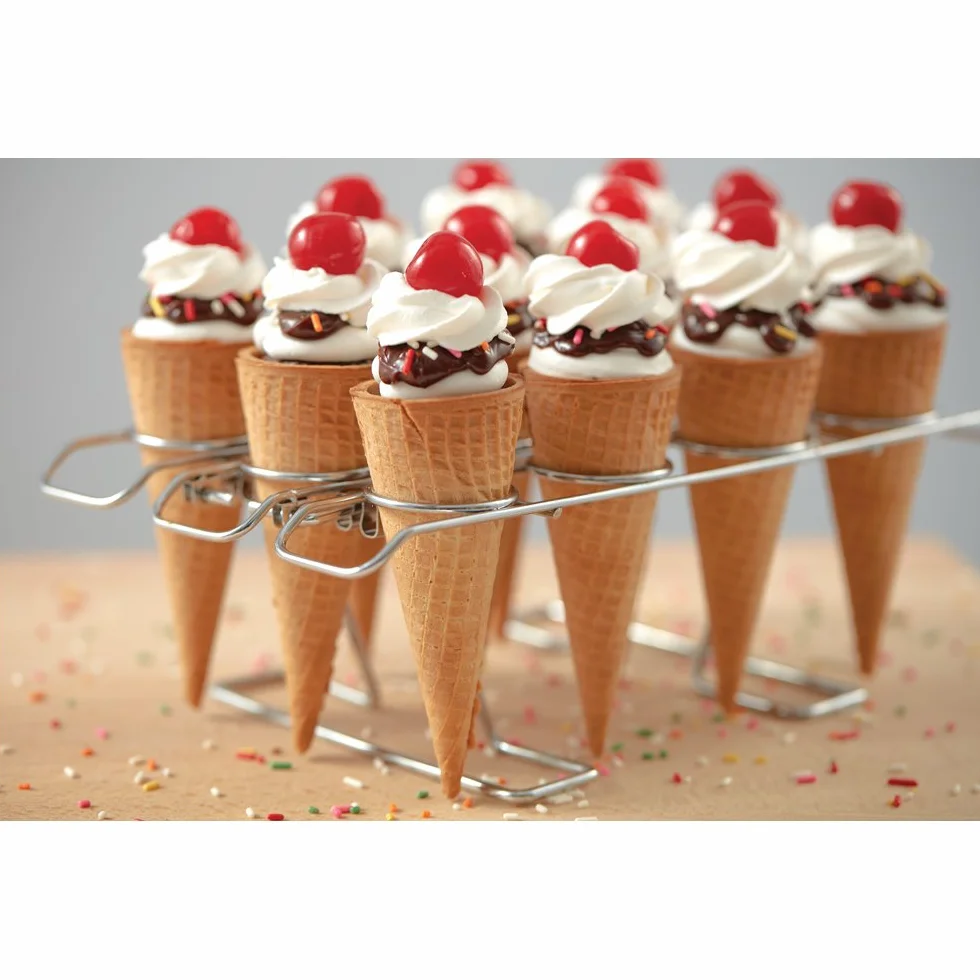 Grille à Cônes pour Cupcakes, 12 Trous pour Cônes à Glace