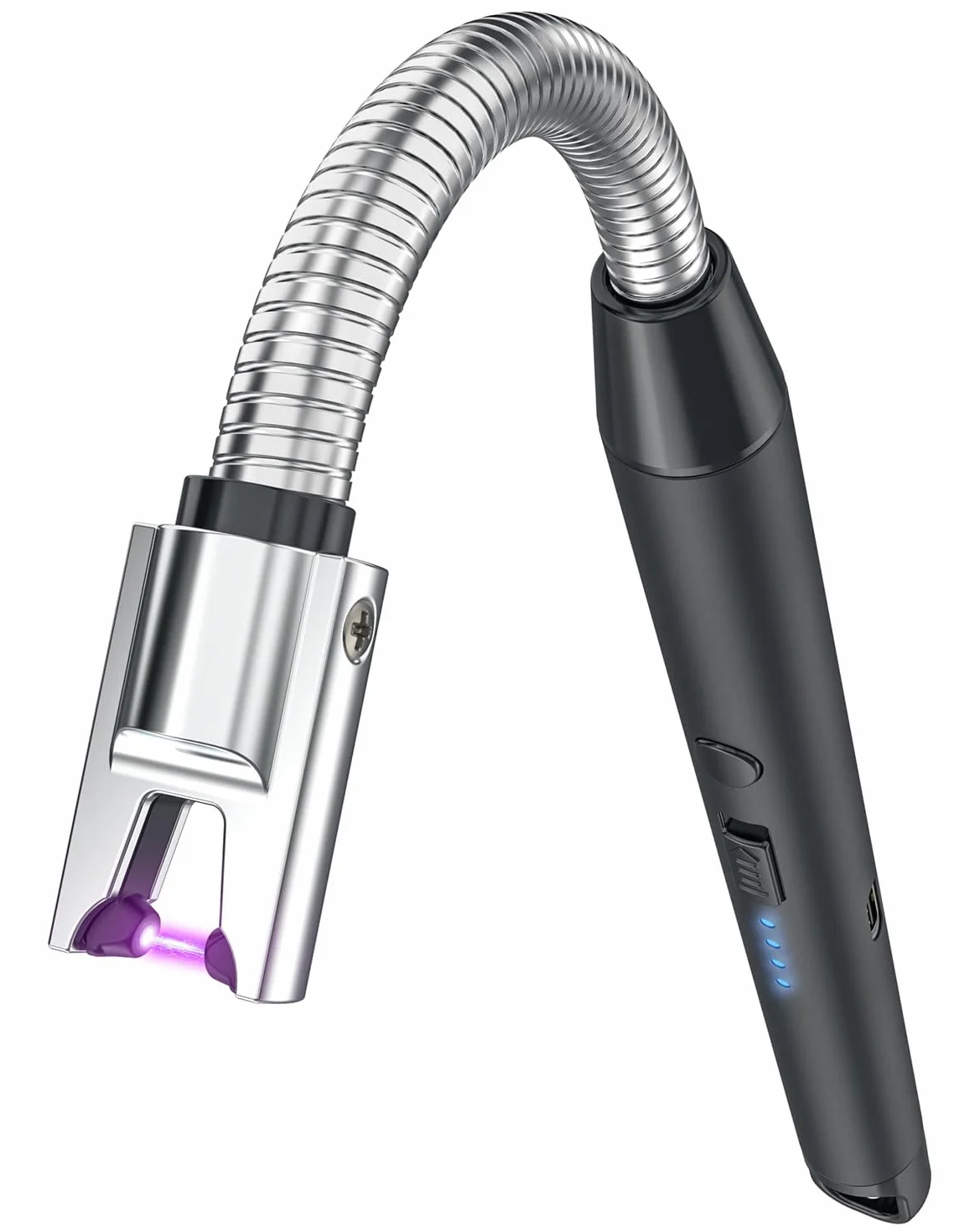 Allume Gaz Électrique Rechargeable USB-C Briquet Long