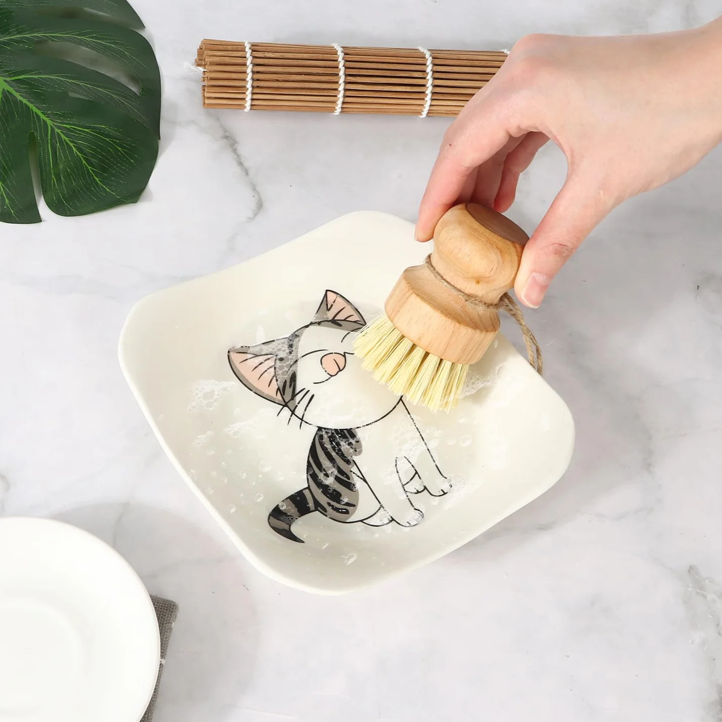 Lot de 2 Brosses à Champignons pour Légumes et Vaisselle