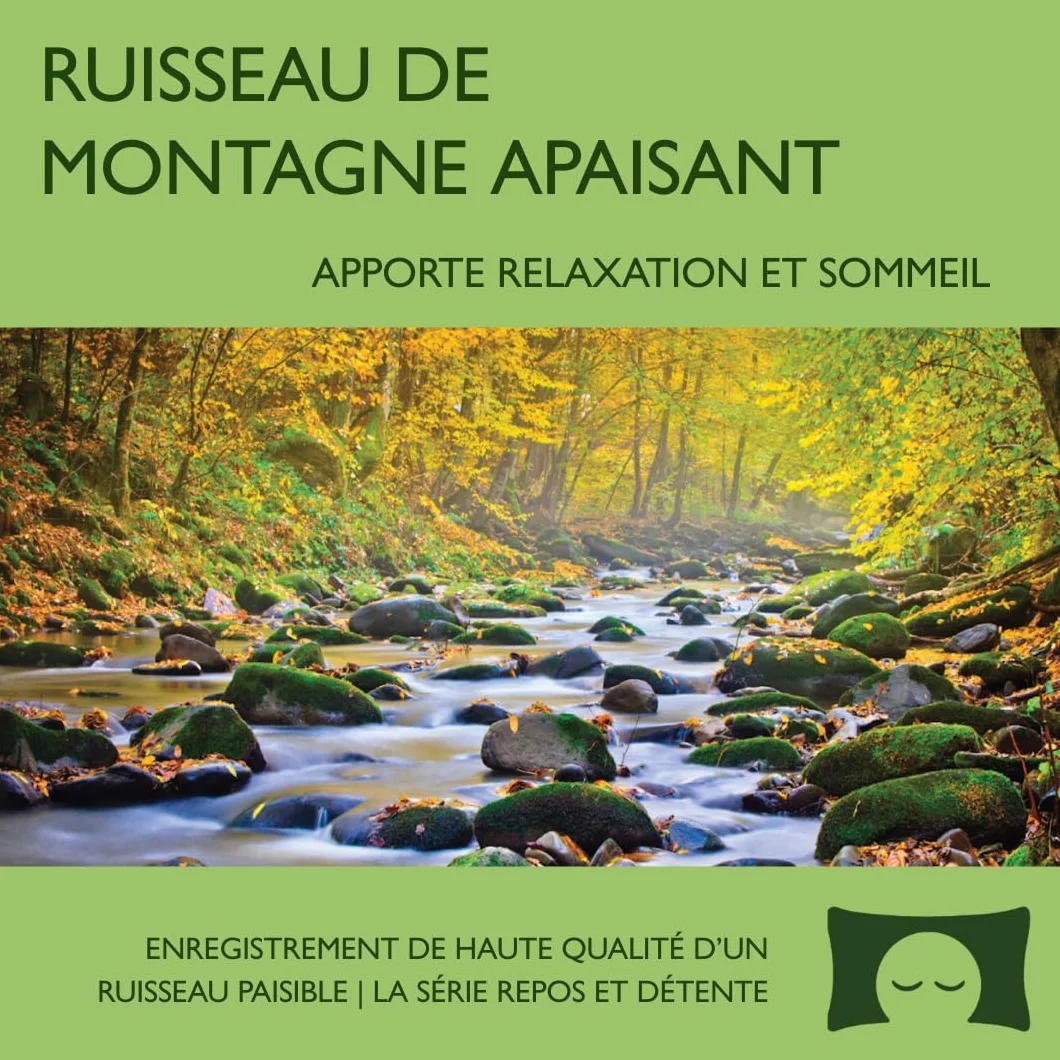 Ruisseau de montagne apaisant – Enregistrement naturel – Bruit blanc pour relaxation et sommeil
