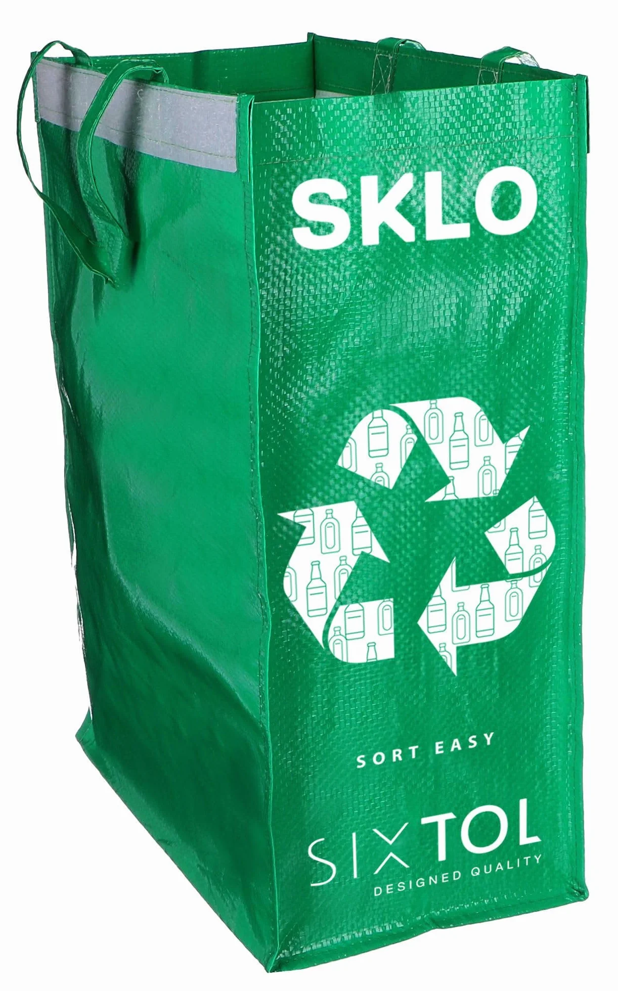 Ensemble de 3 sacs pour tri sélectif 3x22L Compact lavable SORT EASY 3 SLIM