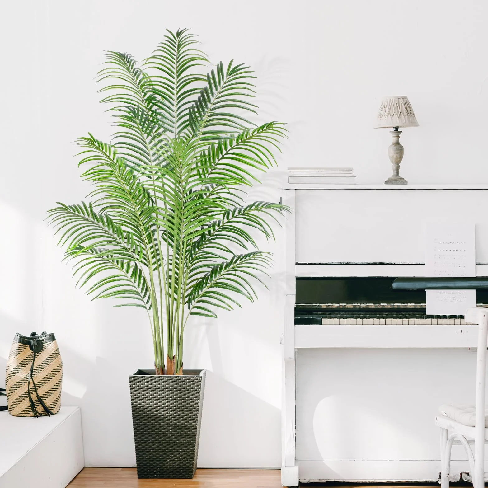 Sztuczna Palma Areca 180cm Fikus Plastikowy Roślina Dekoracyjna