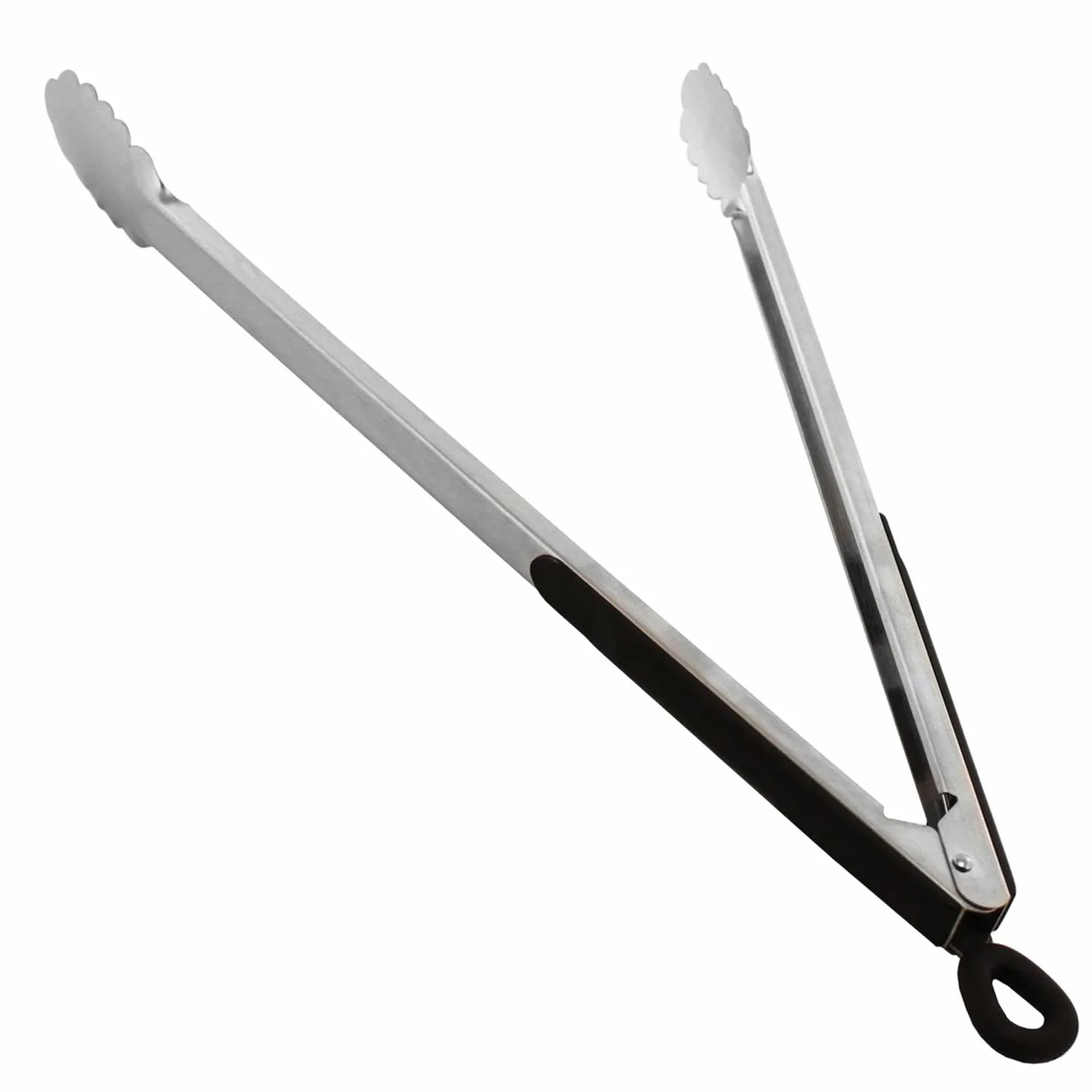 Pinces à griller en acier inoxydable avec silicone universelles