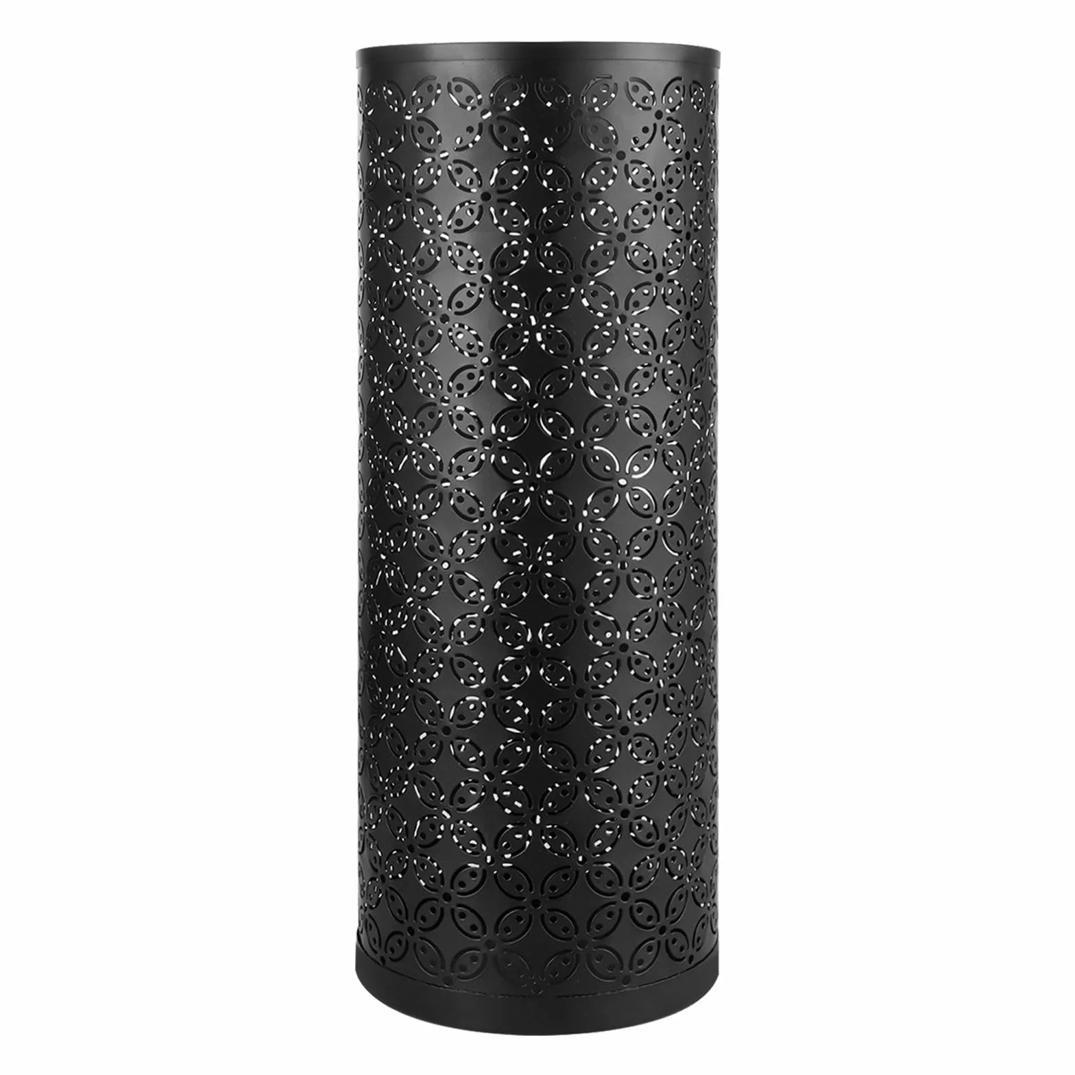 Porte-Parapluie en métal Creux 42 x 15 x 15 cm Noir pour Bureau Restaurant