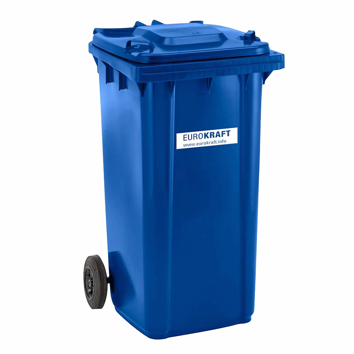 Conteneur à déchets 240 L jaune 1067 x 580 x 730 mm Poubelle de tri à roulettes extérieur