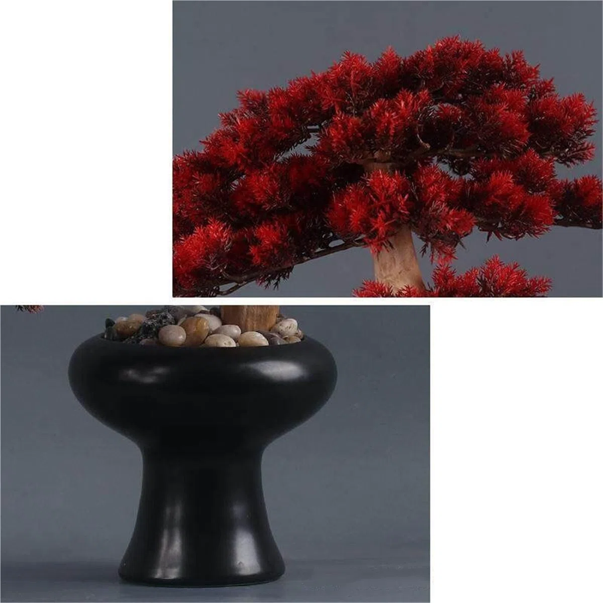Bonsaï Artificiel Fausses Plantes d'arbre d'intérieur avec Pots en céramique, for la Maison, Le Bureau, Salon, Les décorations de Ferme