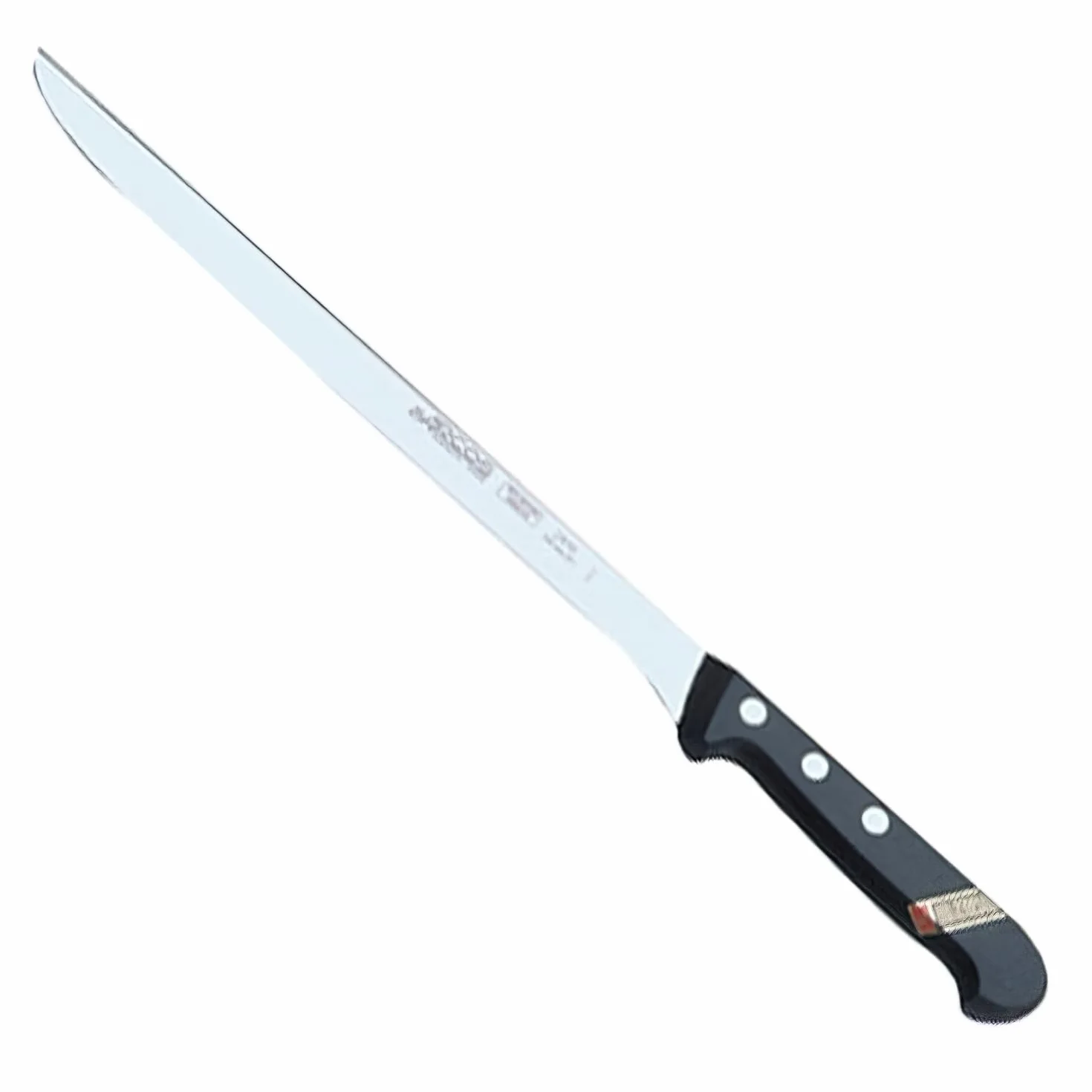 Arcos Couteau à Jambon Acier Inoxydable Lame 240 mm Manche Polyoxyméthylène Série Universelle Noir