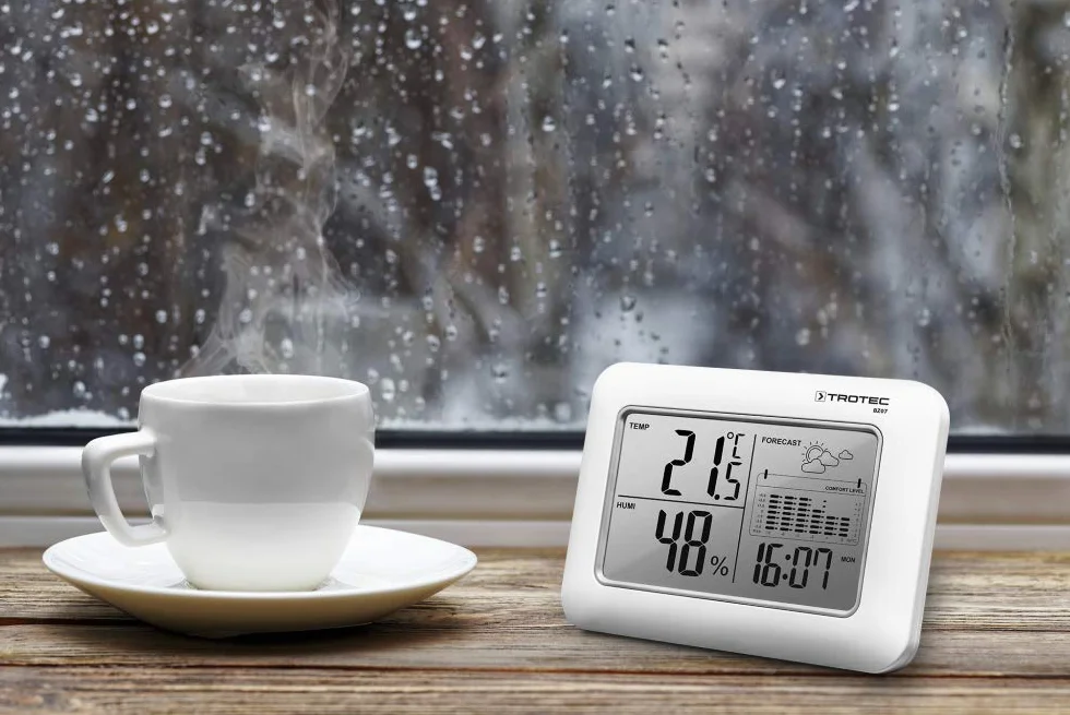TROTEC BZ07 thermo-hygromètre station météo sans fil température hygrométrie indicateur tendance météo réveil