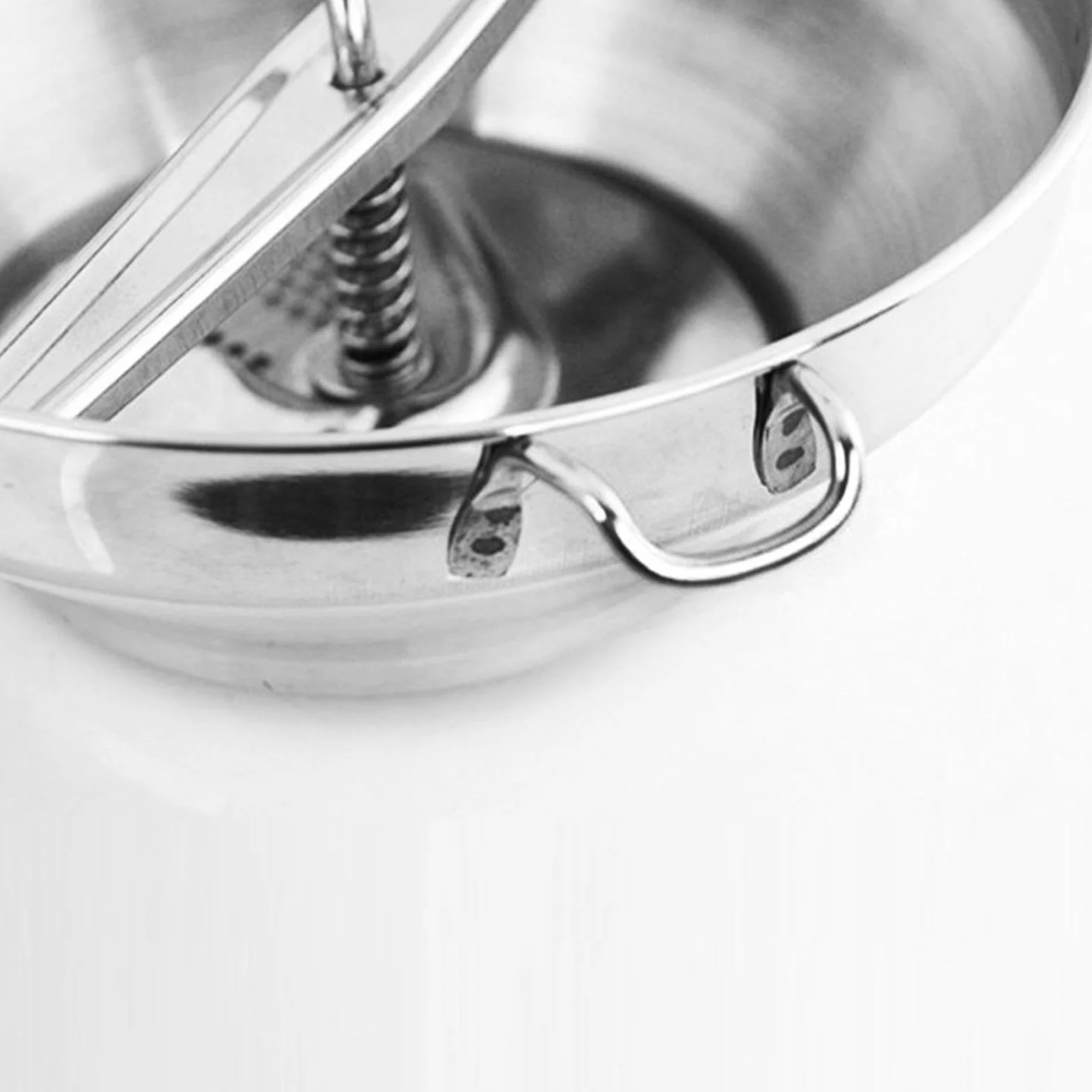 Moulin À Aliments En Acier Inoxydable Avec 3 Disques De Broyage Manuel Rotatif