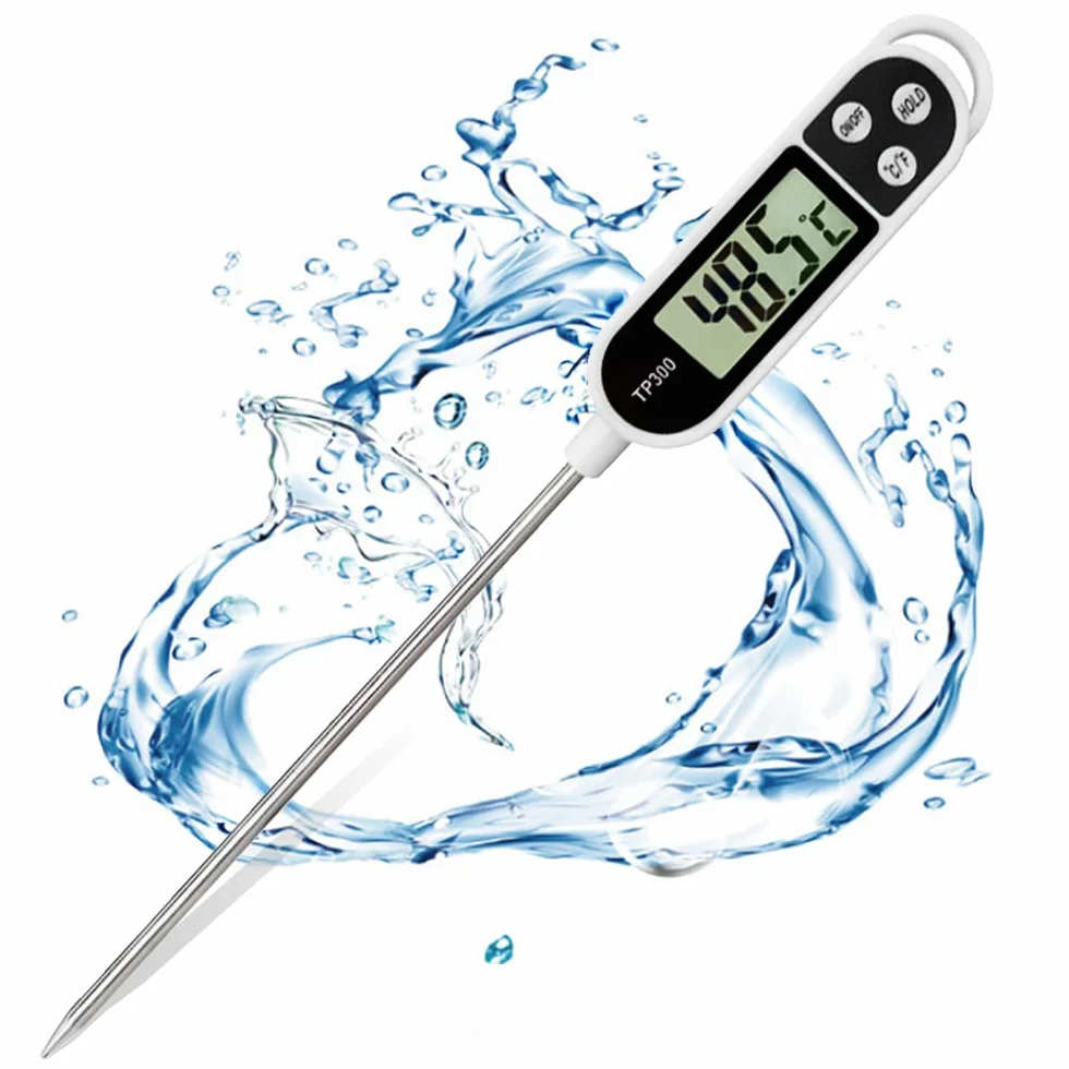 Thermomètre Cuisine Sonde 5Secondes LCD Ecran pour Patisserie BBQ Lait Viande Culinaire Version Normale