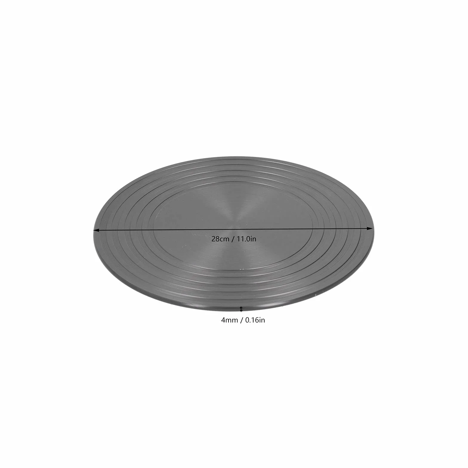 Diffuseur de Chaleur en Alliage Aluminium 28cm pour Cuisinière à Gaz, Plaque de Conduction Thermique Antidérapante