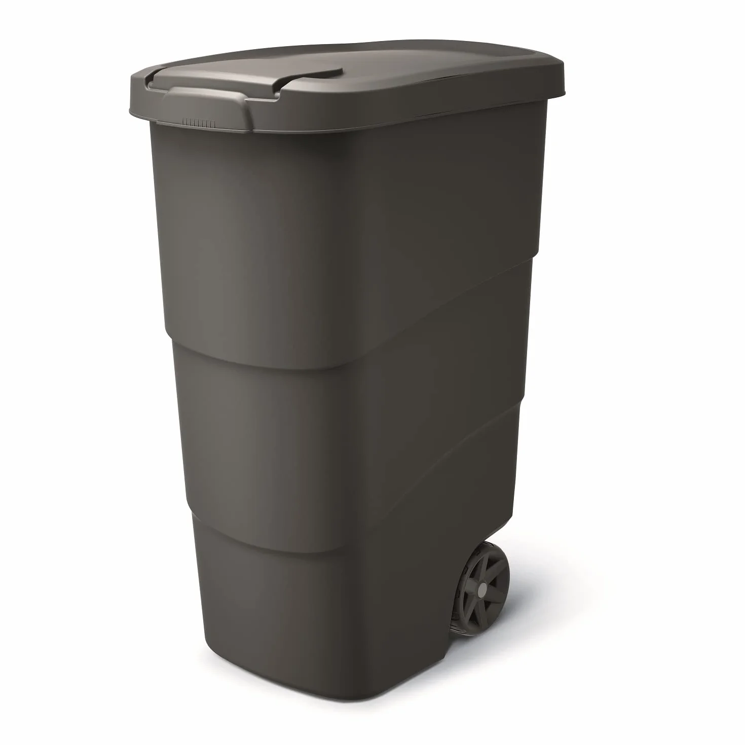 Prosperplast Keden Wheeler Poubelle à roulettes 90 l noir