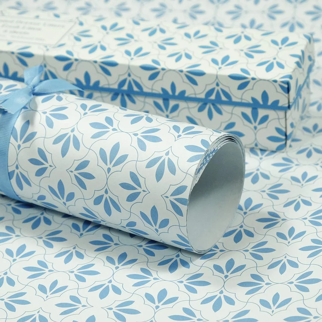 LA BELLEFÉE Lot de 6 Feuilles Papier Placard Parfumé Lin Frais 40 x 58