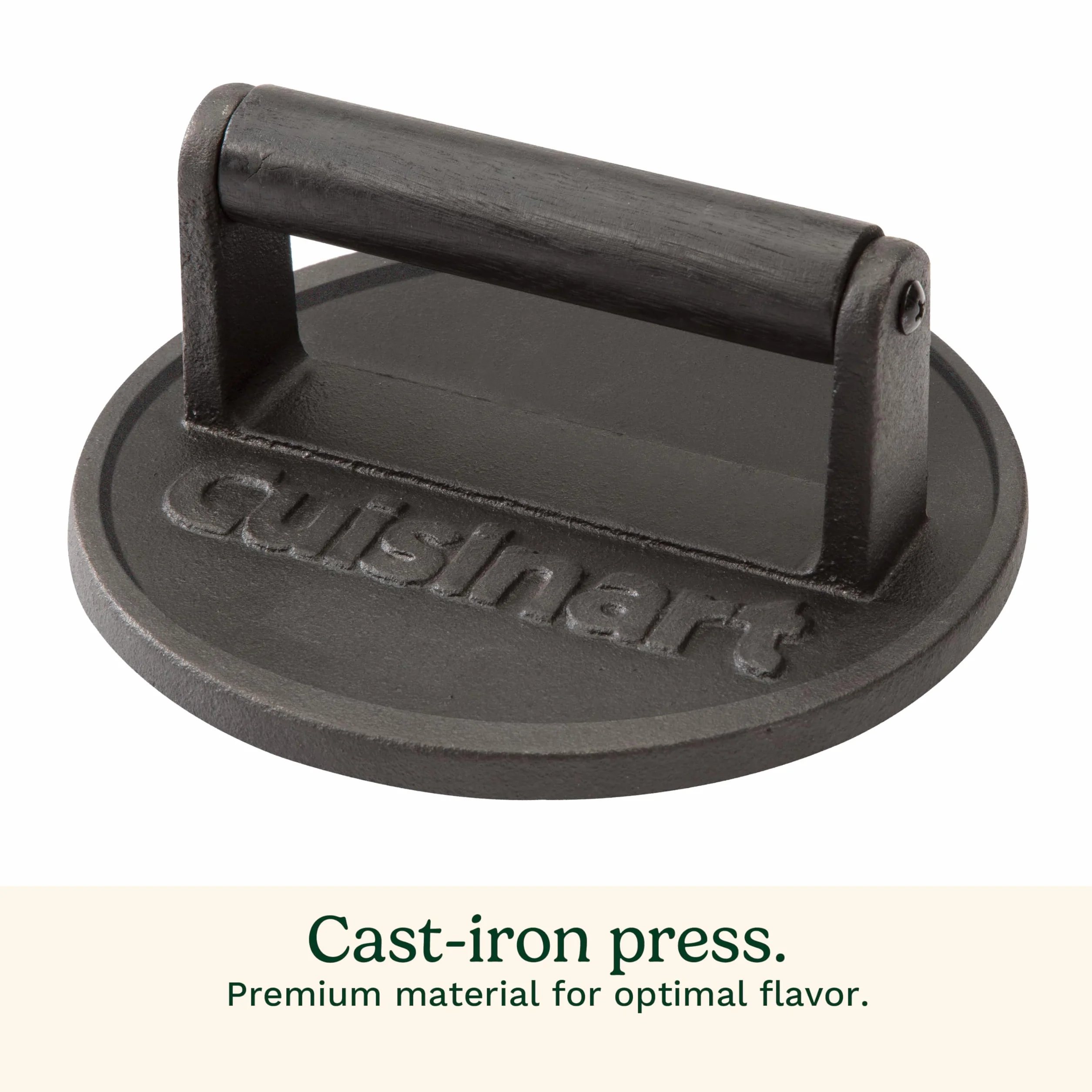 Cuisinart CISB-111 Cast Iron Smashed Burger Press
