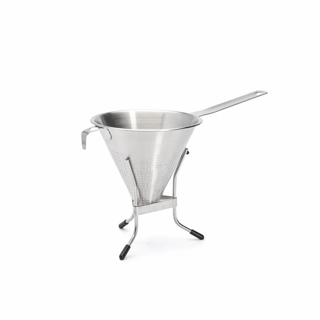 De Buyer Passe-sauce Chinois inox perforé Diamètre 18 cm Argent