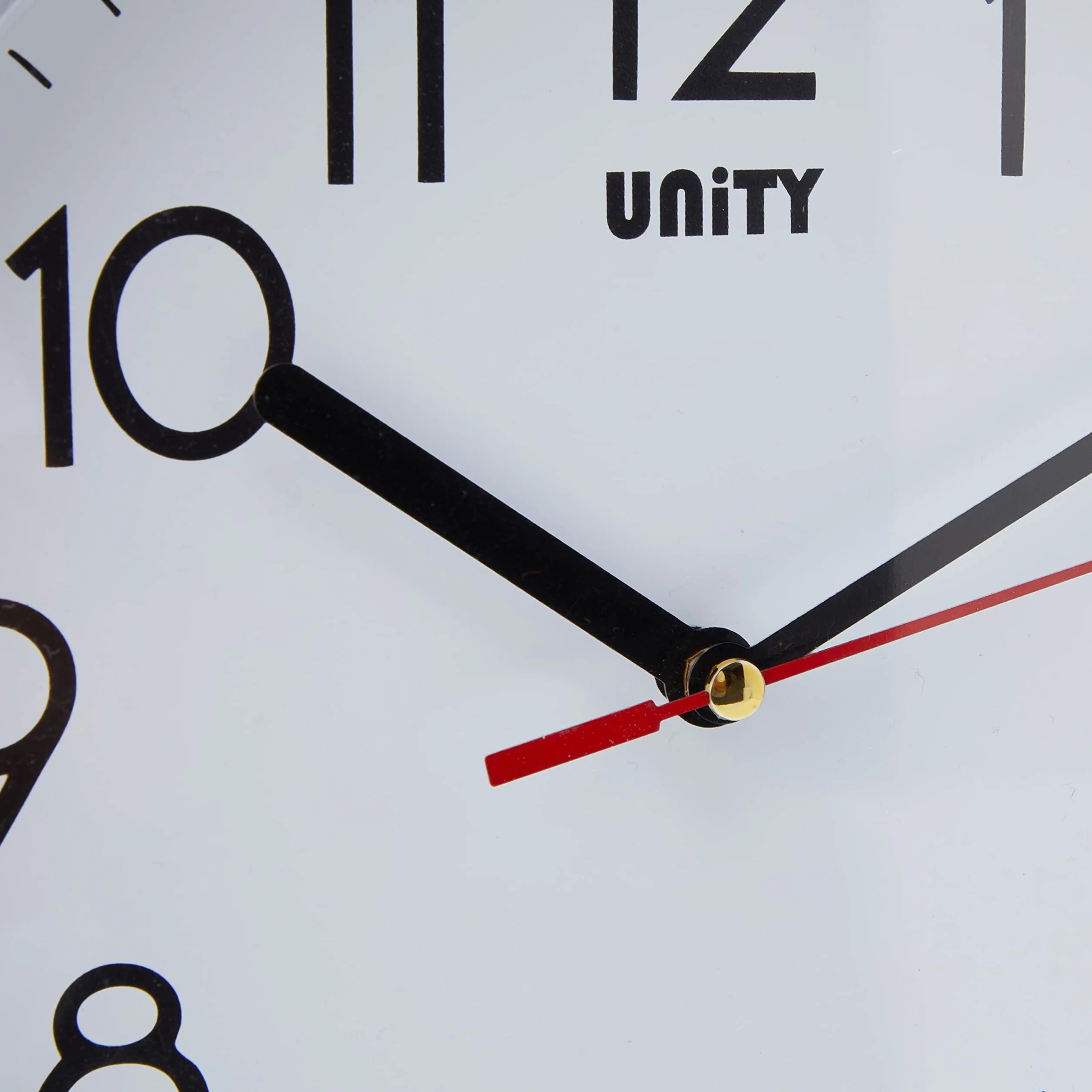 Horloge Murale Unity Hastings Balayage Silencieux Argent 22 cm