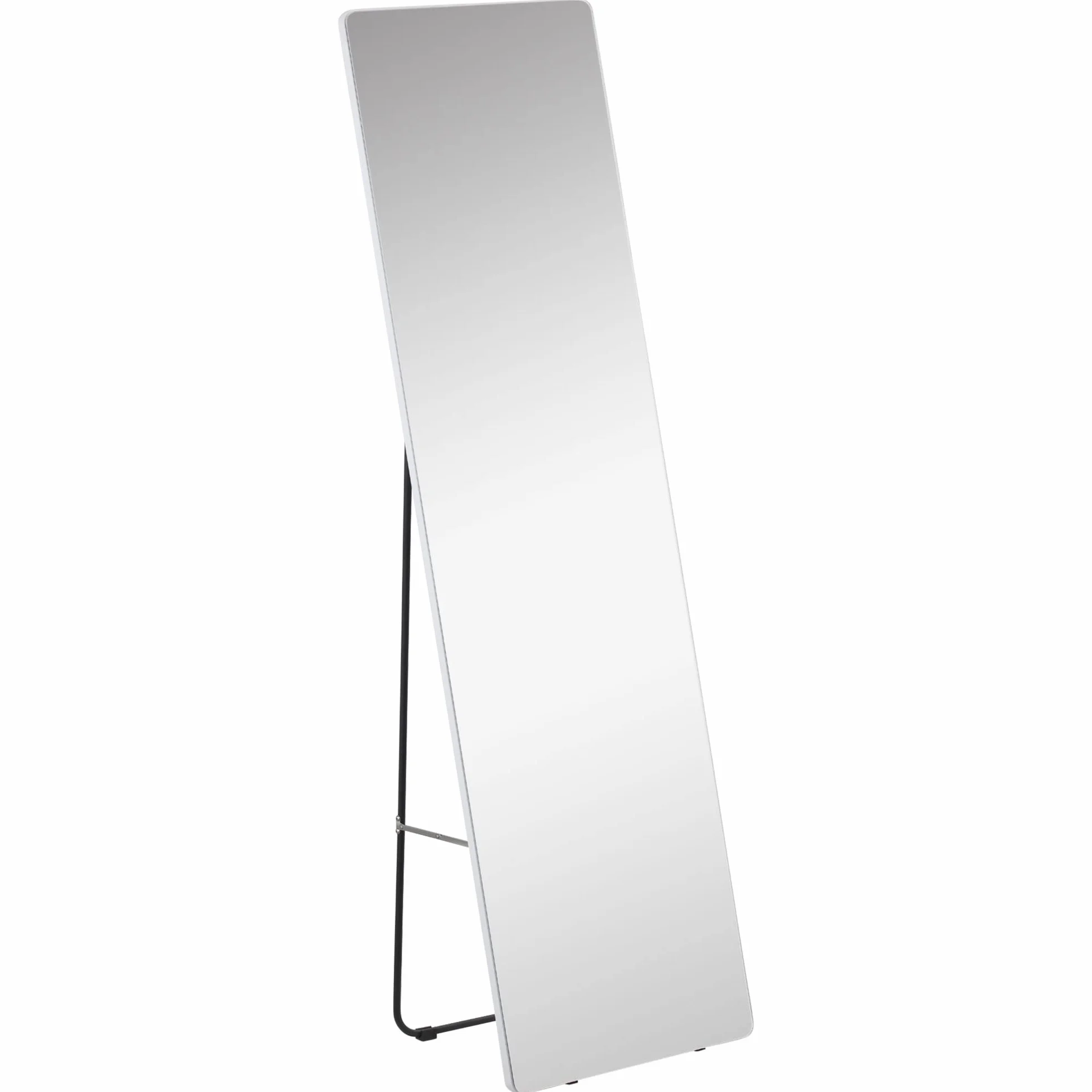 HOMCOM Miroir sur Pied Argenté 45 x 160 cm Mural ou d'Armoire