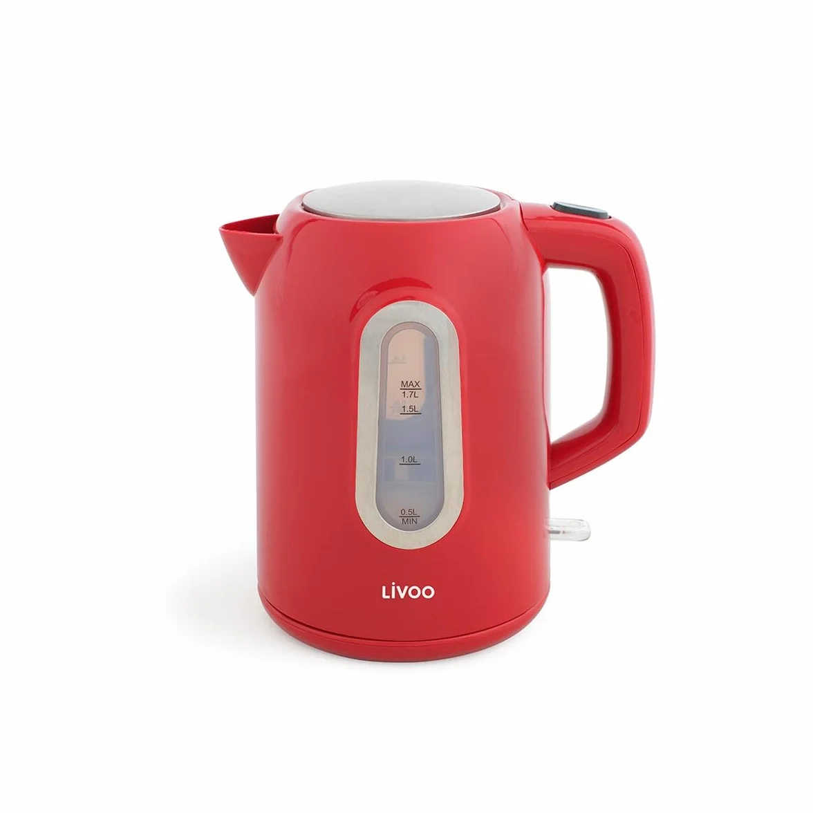 Livoo DOD160RC Set petit déjeuner Bouilloire 1,7L 1850-2200W Grille-pain 2 fentes 700-850W