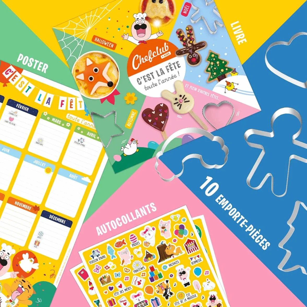 Coffret Chefclub Kids - C'est la fête toute l'année