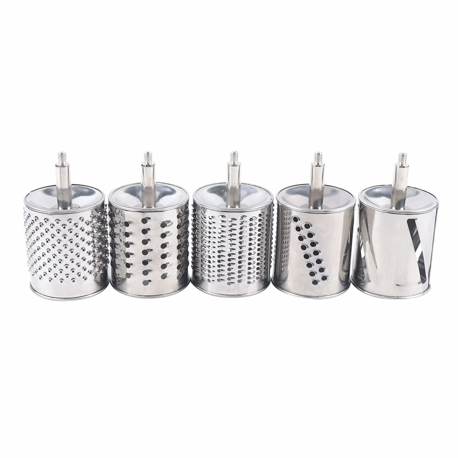 Moulin à tambour en acier inoxydable 5 tambours broyeur manuel pour pommes de terre fruits légumes
