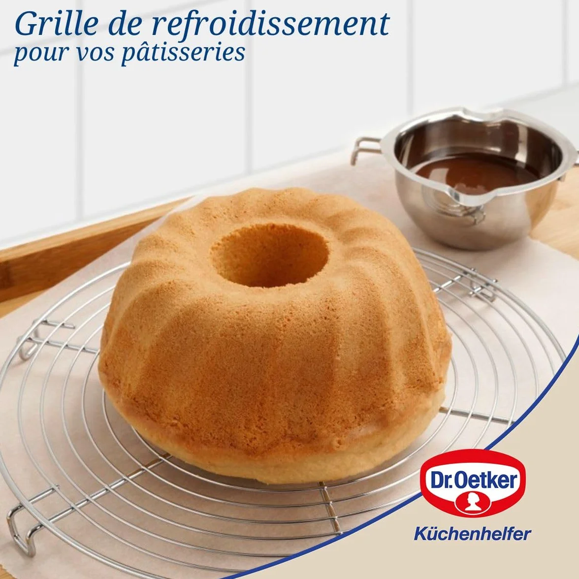 Dr. Oetker 32 cm Tarte Kuchenrost Gris
