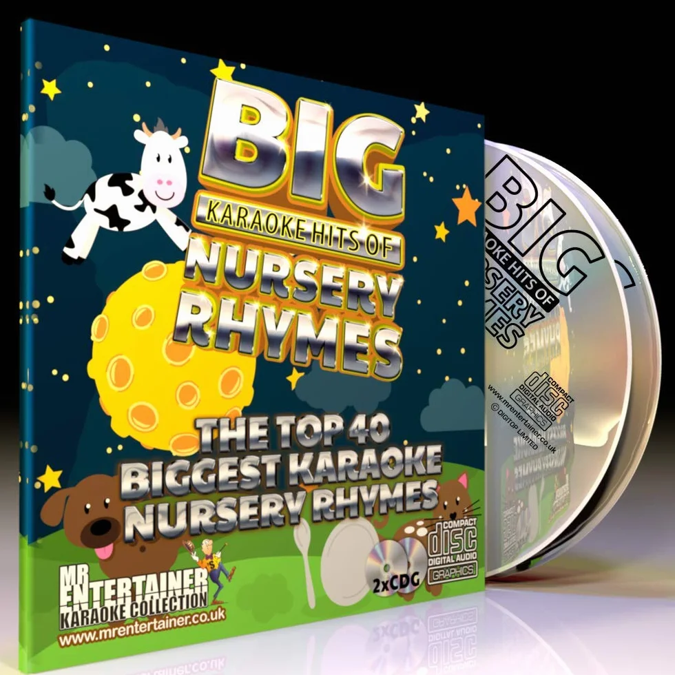 Mr Entertainer Big Hits of Nursery Rhymes Double G Pack Top 40 Greatest Childrens Songs Vocal Versions comptines pour enfants